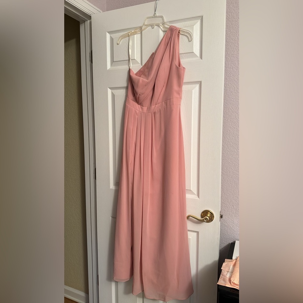 David’s Bridal Pink Bridal/Bridesmaid Dress
